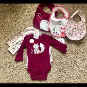 Carter’s Onesies and Bib Pack